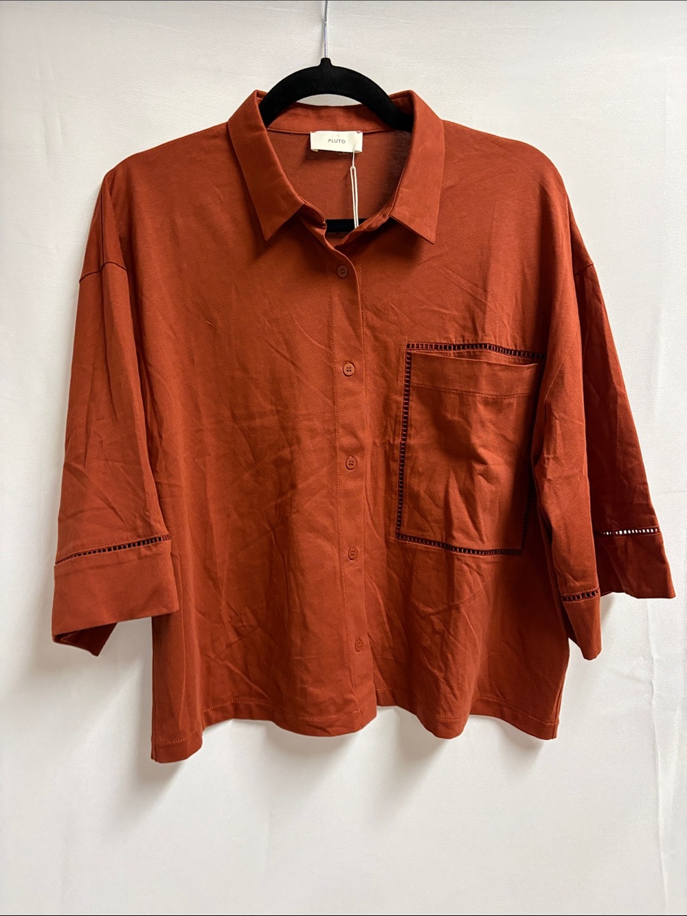 NWT Pluto Sleepwear Akela Pajamas in Spicy Size 40 Medium - Picture 3 of 6